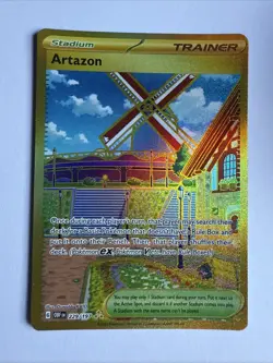 Artazon 229/197 Pokemon TCG S&V Obsidian Flames Hyper Rare Card English Edition - Image 1