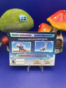 Shiny Koraidon & Miraidon Pokemon Scarlet Violet Code Card - Gamestop *CODE ONLY - Image 1