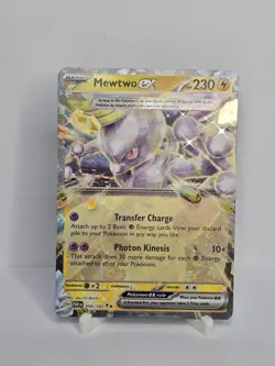 Mewtwo EX 58/182 Holofoil Double RARE Paradox Rift Pokemon TCG Card NM - Image 1