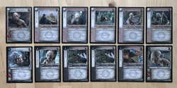 SMEAGOL / GOLLUM / SHELOB COLLECTION (LOTR TCG, LOT OF 12 RARE/PREMIUM CARDS) - Image 1