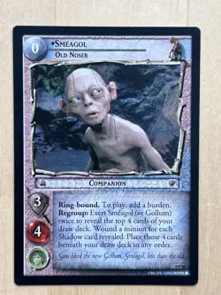 SMEAGOL / GOLLUM / SHELOB COLLECTION (LOTR TCG, LOT OF 12 RARE/PREMIUM CARDS) - Image 2
