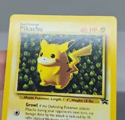 Pikachu #1 Black Star Promo Rare Vintage Pokemon Card - LP - FREE SHIPPING - Image 4