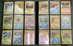 Pokemon TCG COMPLETE Fossil 62 Card Master Set w/ foils, Gengar Raichu Dragonite - Image 3