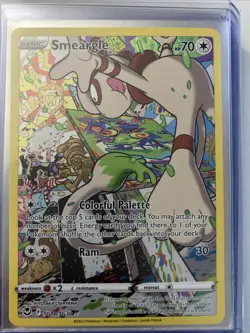 Smeargle TG10/TG30 Silver Tempest Trainer Gallery Holo Pokemon TCG Card NM - Image 1