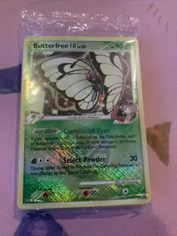 Pokemon Sealed Butterfree FB Crosshatch Holo 17/147 Promo Brick (40 cards) - Image 1