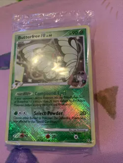 Pokemon Sealed Butterfree FB Crosshatch Holo 17/147 Promo Brick (40 cards) - Image 3