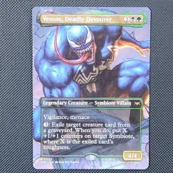 MtG Spider-Man: Venom, Deadly Devourer, Borderless M/NM SPE #0022 - Image 1