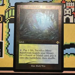Misty Rainforest (Retro Frame) (Foil Etched) Modern Horizons 2 Foil - Image 1