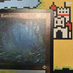 Misty Rainforest (Retro Frame) (Foil Etched) Modern Horizons 2 Foil - Image 3