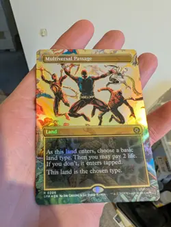0206 Multiversal Passage - Spider-Man - Rare - Borderless - FOIL - MTG - Image 2