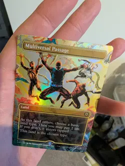 0206 Multiversal Passage - Spider-Man - Rare - Borderless - FOIL - MTG - Image 3