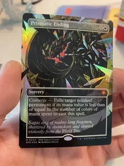 1x Prismatic Ending Foil Borderless NM - MH3 Modern Horizons 3 Magic MTG x1 - Image 1
