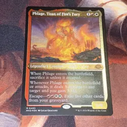 Phlage, Titan Of Fire’s Fury X1 Mtg Modern Horizons 3 Nm Foil Etched - Image 1