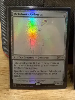 Mtg Secret Lair- Metalwork Colossus - Foil -NM - Image 1