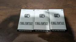 3x Magic The Gathering MTG Final Fantasy Collector Booster Omega Factory Sealed - Image 1