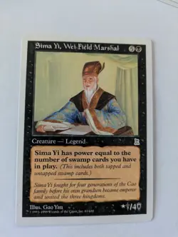 Sima Yi, Wei Field Marshall Portal 3K MTG NM Free shipping with trackin - Image 1