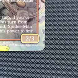 x1 Spider-Man 2099 (0205) - Foil - Borderless R MTG Marvel's Spider-Man M/NM, En - Image 4