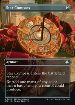 1 x Star Compass - Borderless - Special Guests - NM-Mint - MTG - Image 1