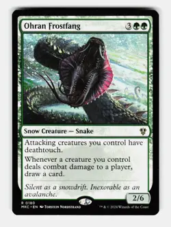 MTG: Ohran Frostfang | Commander: Murders at Karlov Manor 180 NM - Image 1