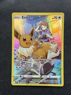 Pokemon Latias 2023 And Eevee 2022 Full Art Card Lot Of 2 Holo Rare - Image 2