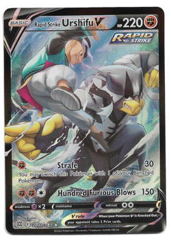 Pokemon Rapid Strike Urshifu V TG20/TG30 Full Art Ultra Rare Brilliant Stars NM - Image 1