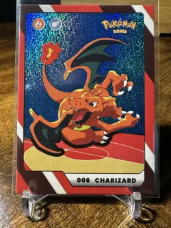 2025 Pokemon Full House Kanto #006 Charizard Blue Glitter Holo - Image 1