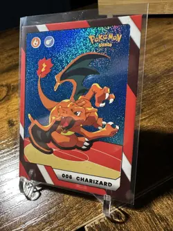 2025 Pokemon Full House Kanto #006 Charizard Blue Glitter Holo - Image 2