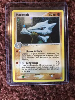 Marowak 7/112 - Rare Holo Foil - EX FireRed and LeafGreen Pokemon 2004 !NM! - Image 1