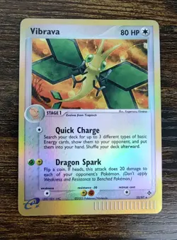 Vibrava 22/97 EX Dragon Reverse Holo Rare 2003 Pokemon NM-M - Image 1