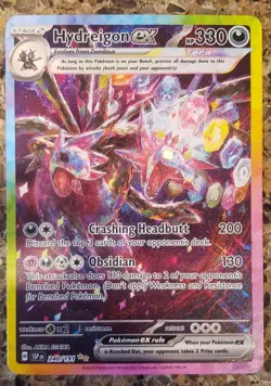 🔥 Hydreigon ex Near Mint Holo Rare 240/191 Surging Sparks Pokemon S&V TCG 🔥 - Image 1