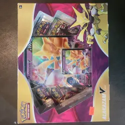 Pokemon TCG: Alakazam V Box New And Factory Sealed 4 Booster Packs - Image 1