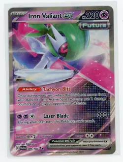 Pokemon TCG - Iron Valiant ex 89/182 - Paradox Rift - Ultra Rare - Image 1