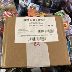 Pokemon Sword & Shield Silver Tempest Case of 144 Sleeved Booster Packs Sealed.. - Image 1