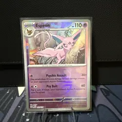 Pokemon TCG Prismatic Evolutions Espeon (Master Ball) 33/131 English NM - Image 1