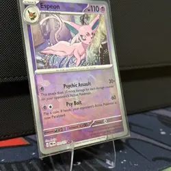Pokemon TCG Prismatic Evolutions Espeon (Master Ball) 33/131 English NM - Image 2