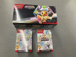 Pokemon TCG Prismatic Evolutions Surprise Box & Booster Bundle Lot of 3 SEALED - Image 1