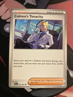 Pokemon TCG Shrouded Fable Colress’s Tenacity 057/064 - Image 1