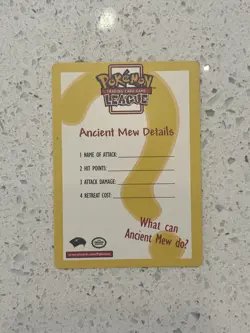 Ancient Mew Holo Movie Promo 1999-2000 Wizards NM Pokemon TCG - Image 2