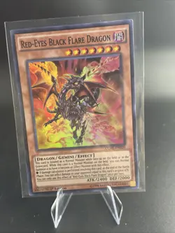 YUGIOH Red-Eyes Black Flare Dragon CORE-EN020 1st Edition - Image 1