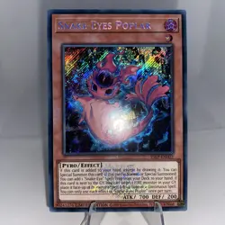 Yugioh Snake-Eyes Poplar 25LP-EN002 Secret Rare with Stamp NM - Image 2