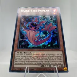 Yugioh Snake-Eyes Poplar 25LP-EN002 Secret Rare with Stamp NM - Image 5