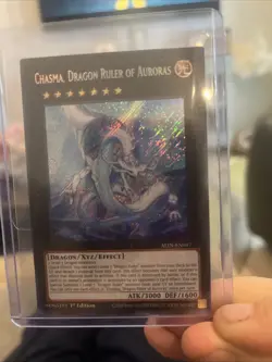 Yu-Gi-Oh! TCG CHASMA DRAGON RULER OF AURORAS 1st Edition Ultra Rare MINT COND. - Image 1
