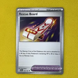 Rescue Board 159/162 UnCommon Temporal Forces Pokemon Card NM - Image 1