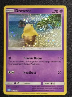 x1 Drowzee 011/034 Holo Classic Collection CLB Promo 2023 Pokemon Card - Image 1