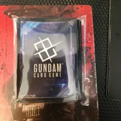 GUNDAM CARD GAME Official Card Sleeves EX Space Black [EVX03] 70 Count New - Image 1