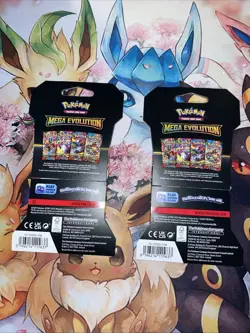 2 Pack Pokemon Mega Evolution Sleeved Booster Packs TCG Trading Card Game Sealed - Image 2