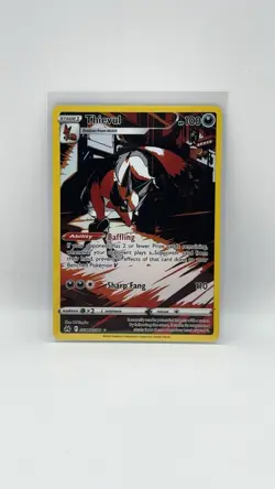 Thievul 128/198 Holo Rare Pokemon Card Sword & Shield Battle Styles - Image 1