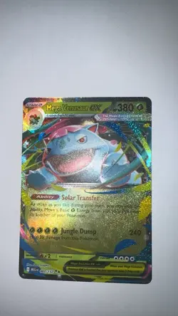 Mega Venusaur ex 3/132 - Mega Evolution EX Holo Card (NM+) (NEW SET) - Image 1