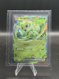 Sprigatito ex 087 SV: Scarlet & Violet Promo Cards Promo Pokemon Card NM - Image 1