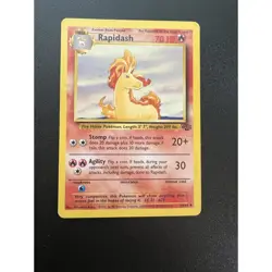 Rapidash 44/64 Uncommon Jungle Vintage Pokemon Card Near Mint NM WOTC Fast Ship - Image 1